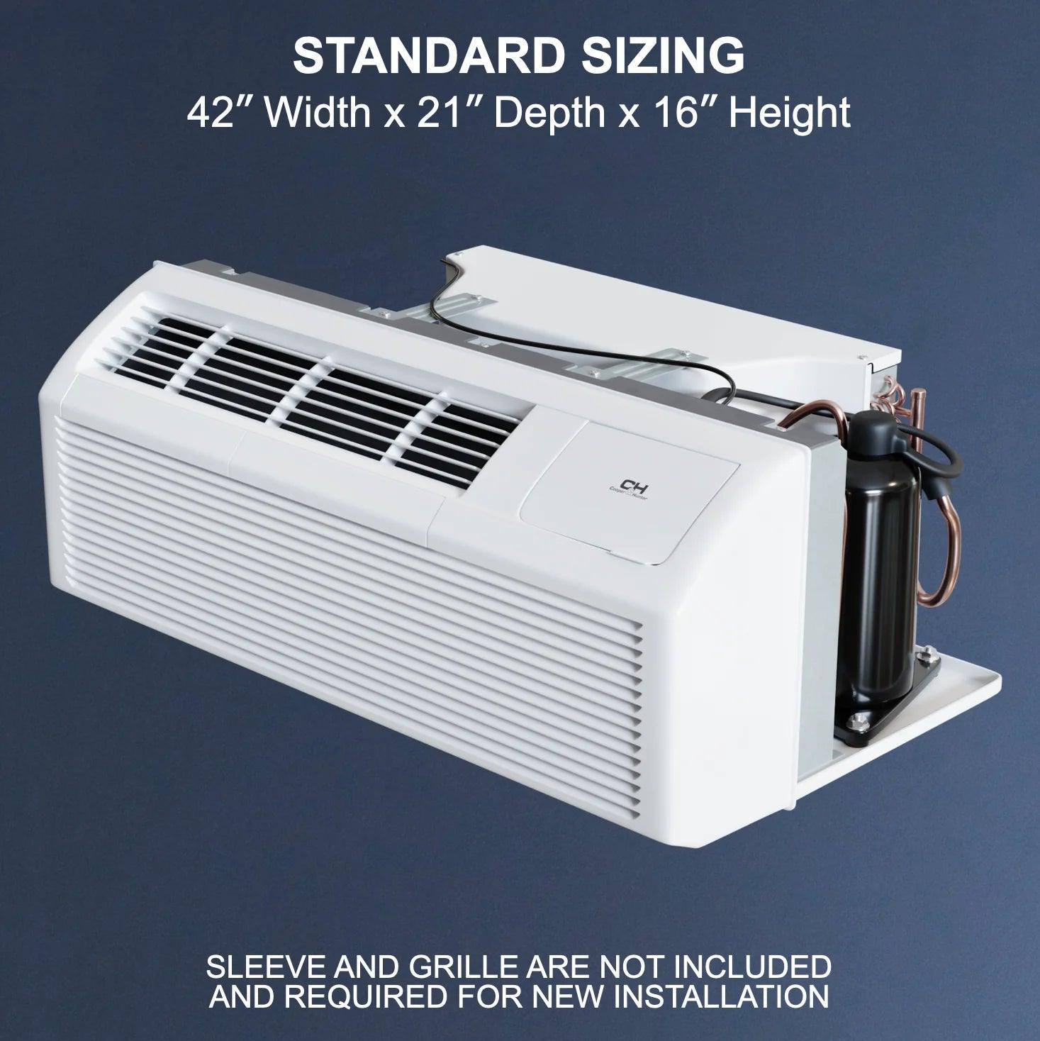 Cooper&Hunter 9,000 BTU Smart PTAC With Heat Pump - PTHP Heating And Cooling R32 - CH-PTW-09HPGF