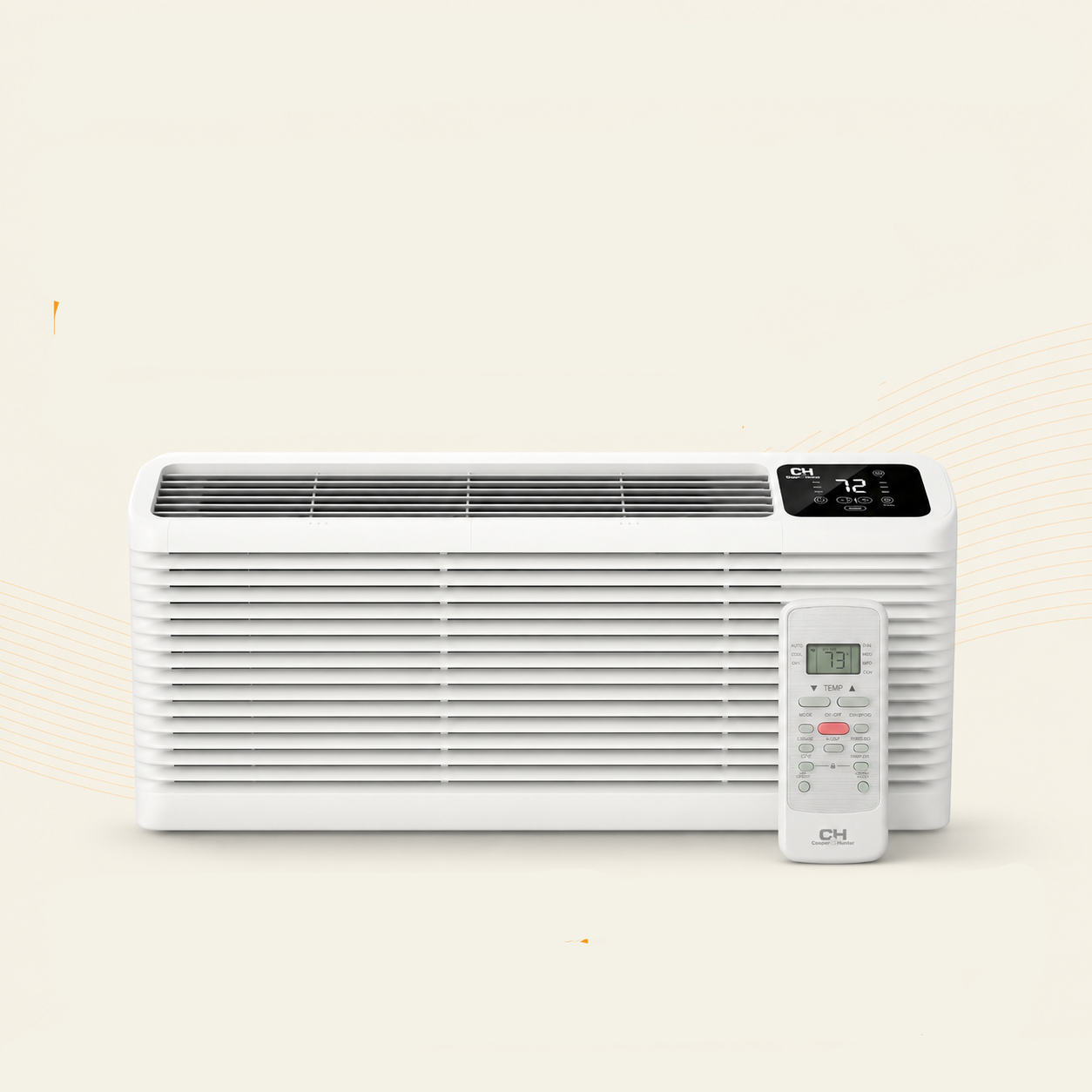 Cooper&Hunter 9,000 BTU Inverter PTAC Heat Pump with WiFi, Electric Heat and Fresh Air - CH-PTI-09HP