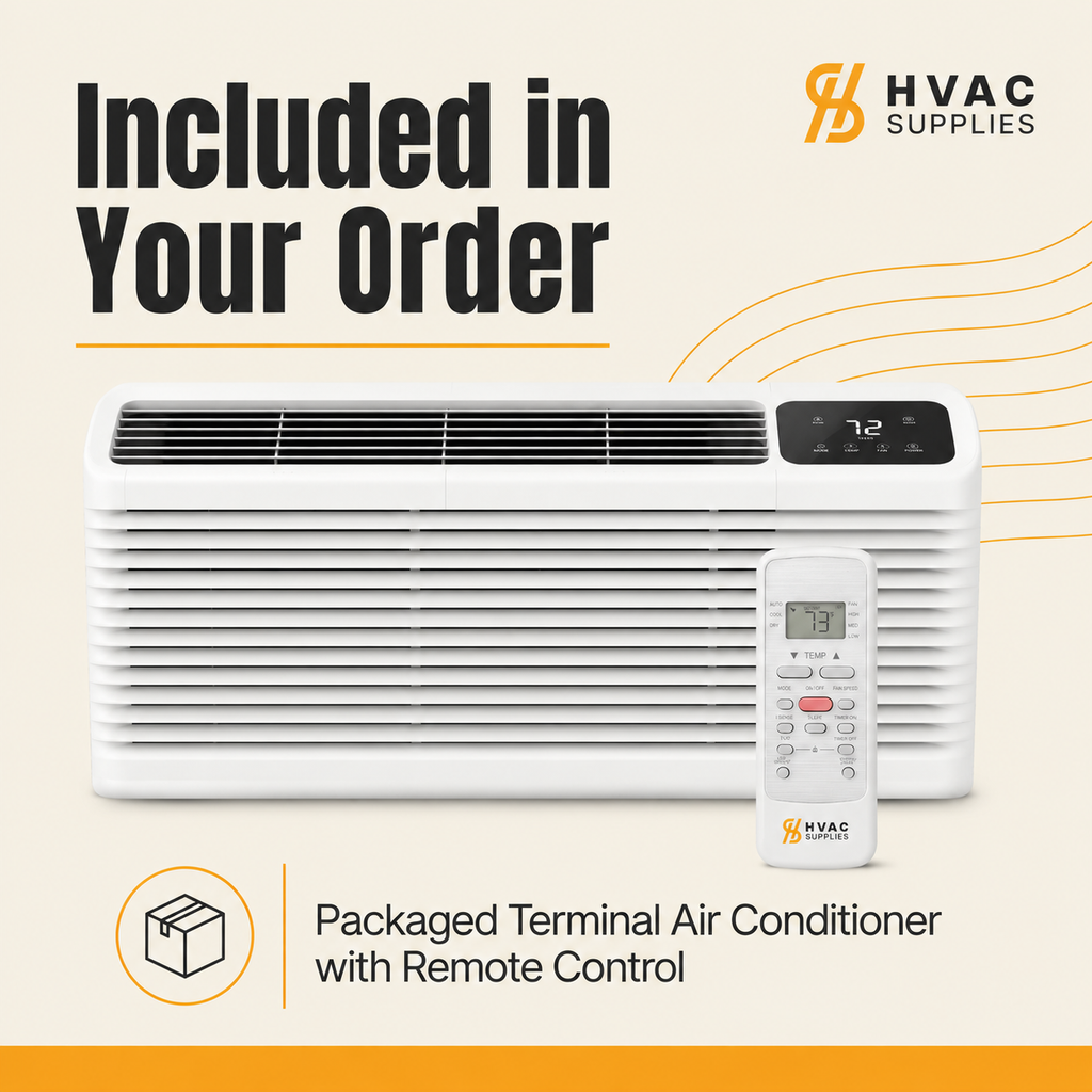 Cooper&Hunter 12,000 BTU Inverter PTAC Heat Pump with WiFi, Electric Heat and Fresh Air - CH-PTI-12HP
