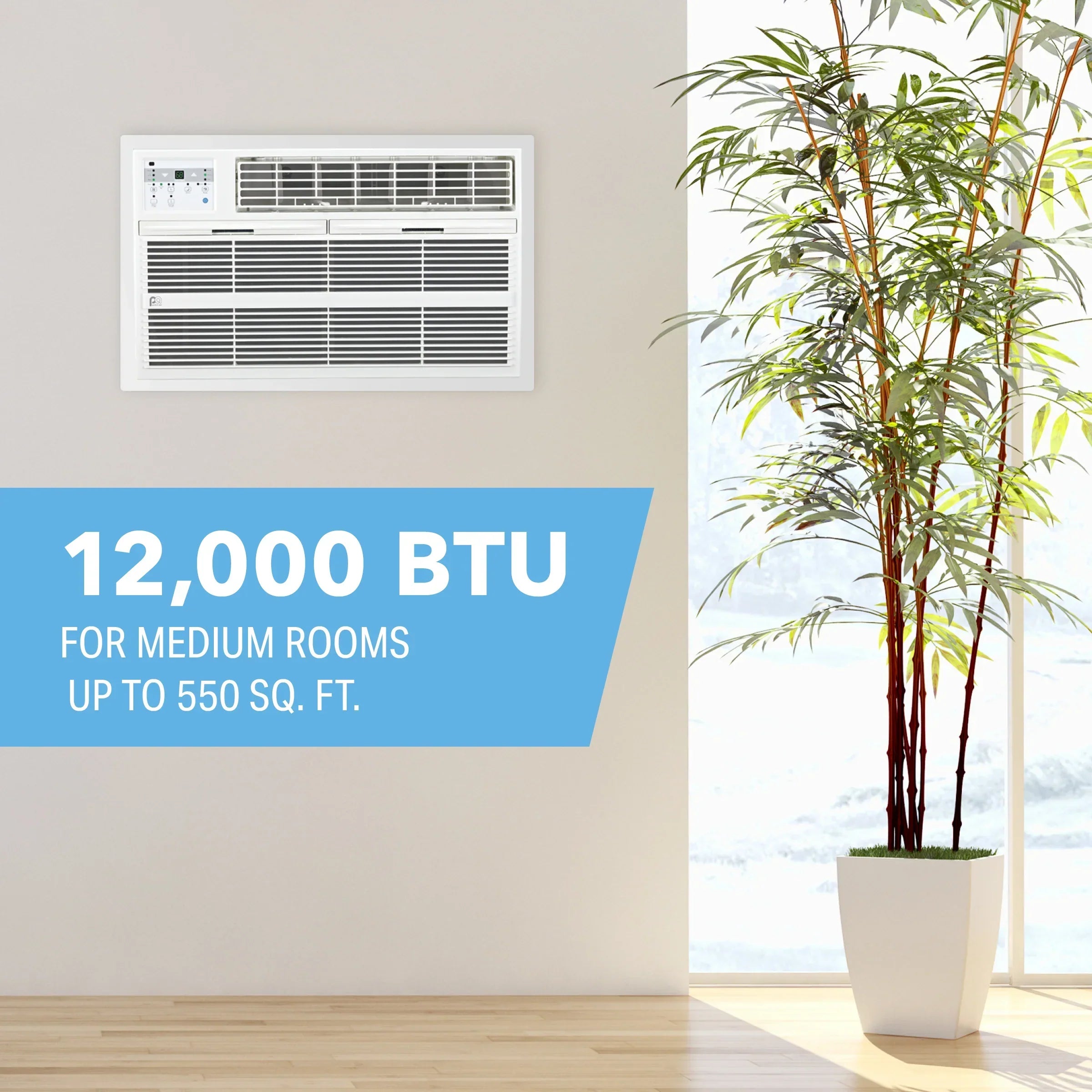 Perfect Aire 12,000 BTU Thru-the-Wall Air Conditioner 115V (R32), DOE