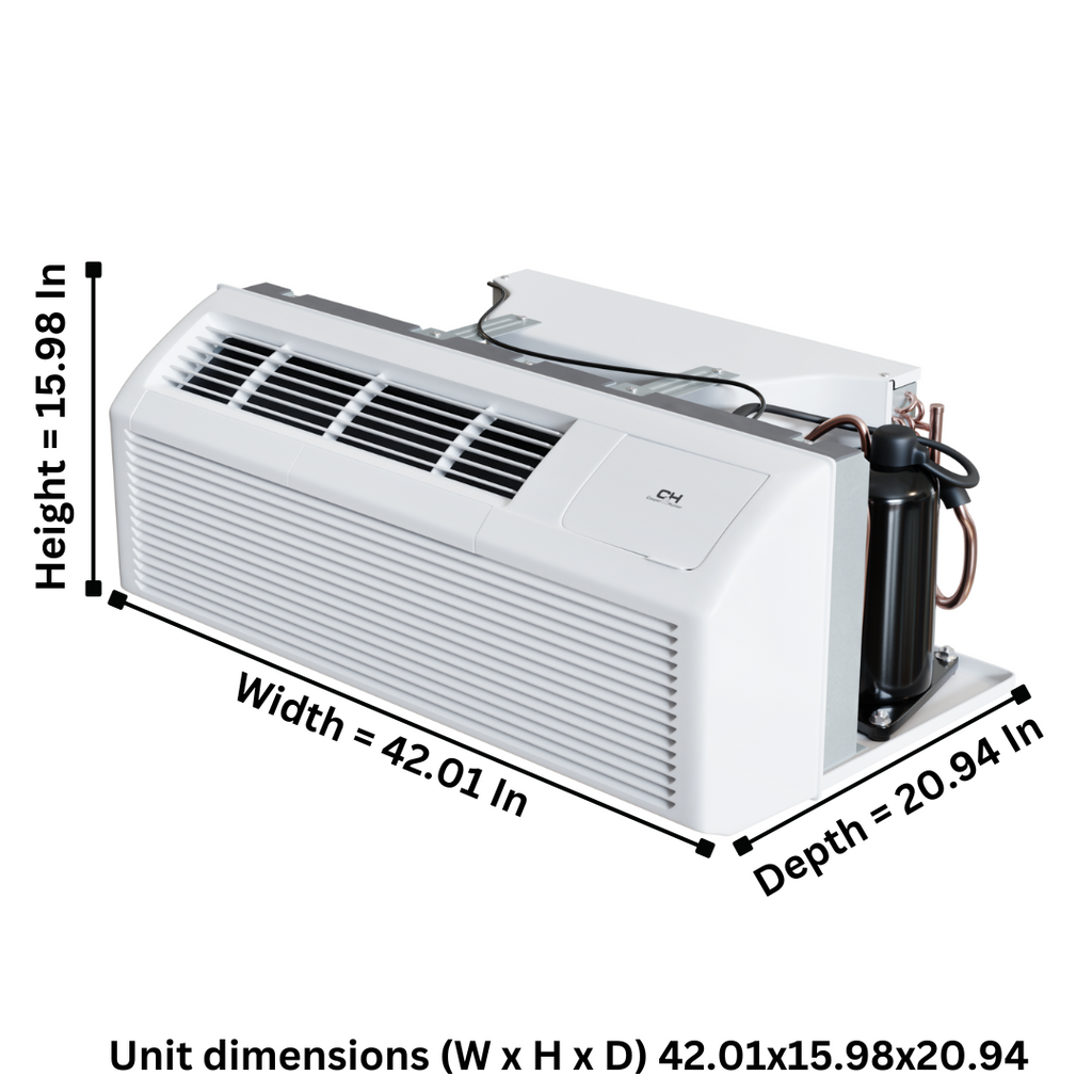 Cooper&Hunter 9,000 BTU Smart PTAC With Heat Pump - PTHP Heating And Cooling R32 - CH-PTW-09HPGF