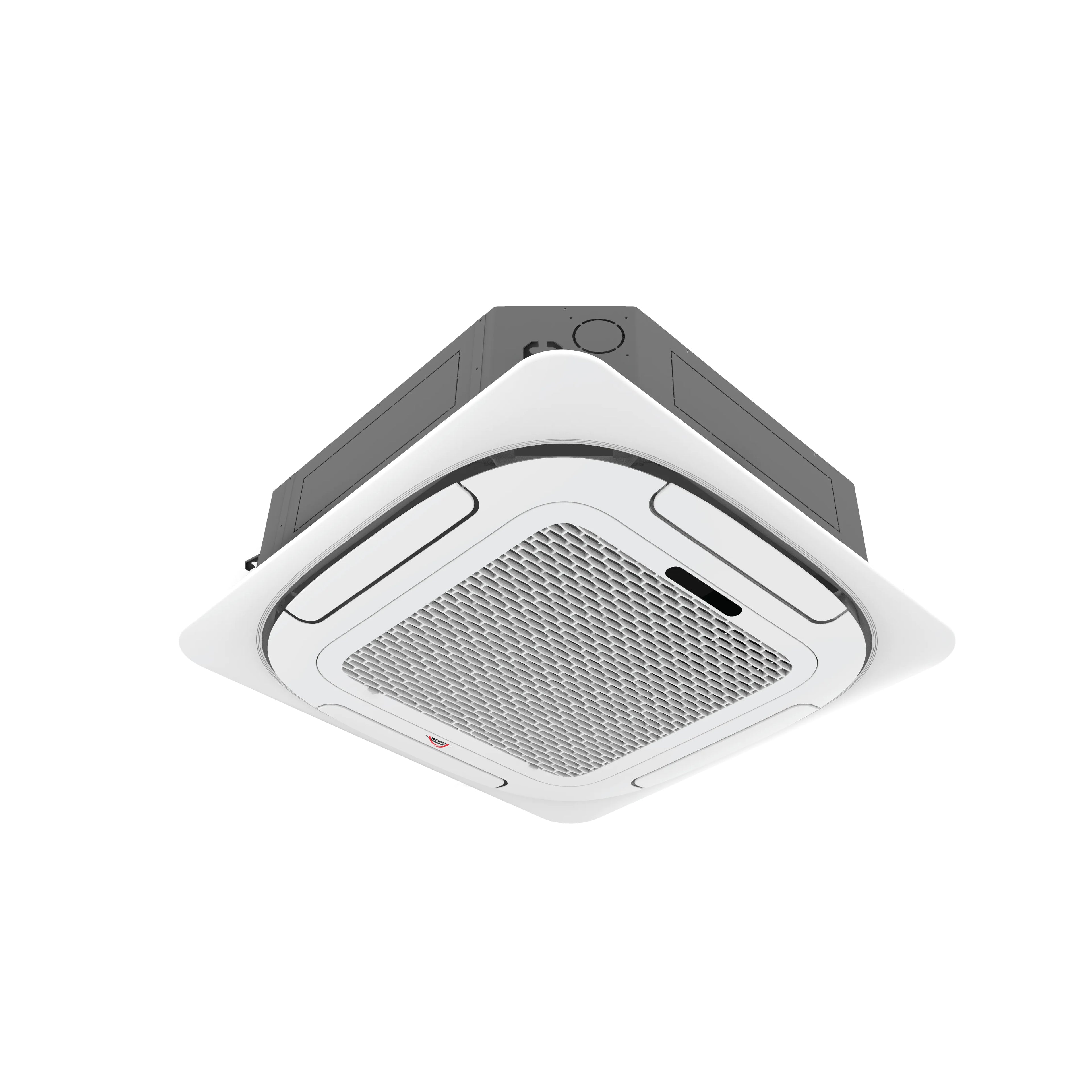 Bravo 18,000 BTU Pisa Series Up to 22.0 SEER2 Single Zone Ceiling Cassette Mini Split Heat Pump System w/ 16ft Installation Kit - R32 | 230V