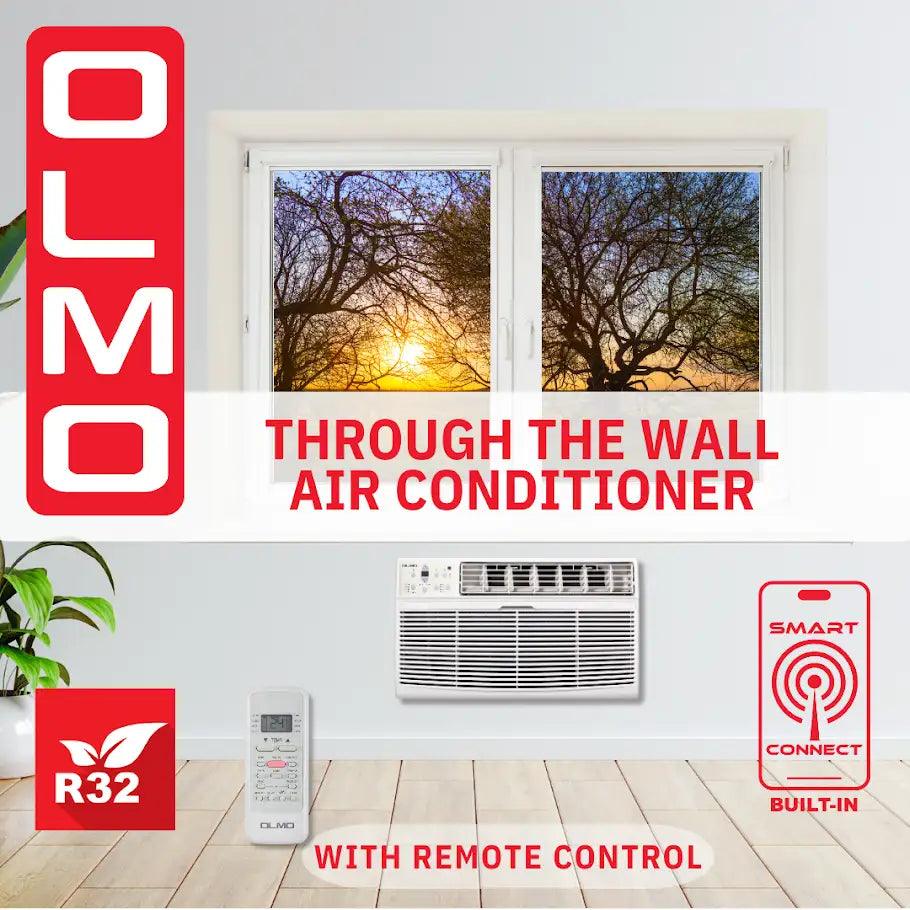 Olmo 12,000 BTU Smart Window / TTW Through-Wall AC ¨C Cool Only 230V