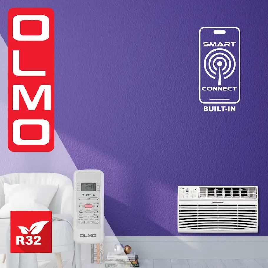 Olmo 12,000 BTU Smart Window / TTW Through-Wall AC ¨C Cool Only 115V