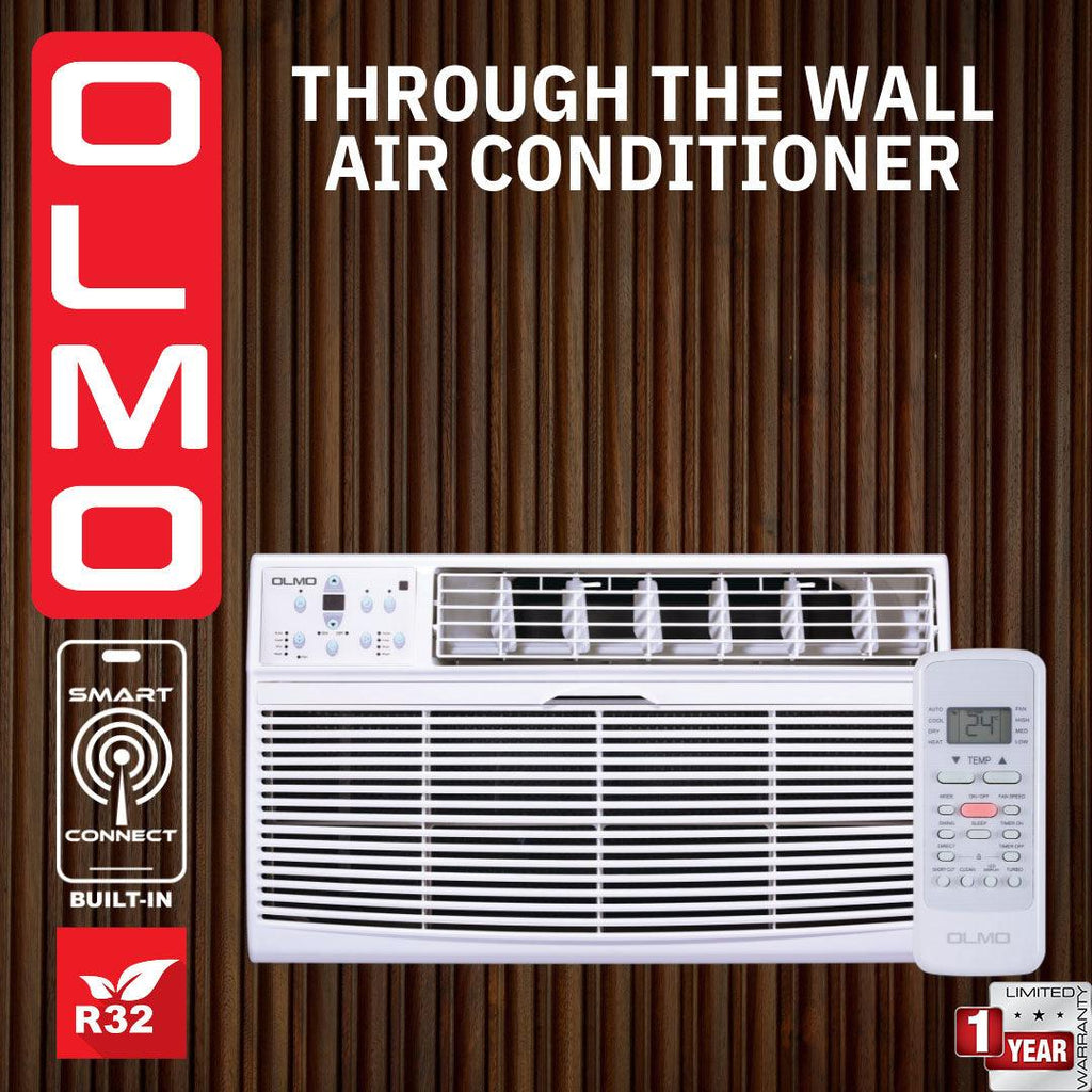 Olmo 12,000 BTU Smart Window / TTW Through-Wall AC ¨C Cool Only 230V