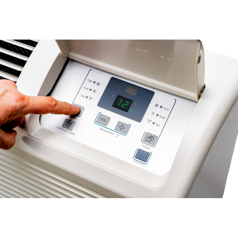 ACiQ 9,000 BTU PTAC Heat Pump Air Conditioner Unit with 3.5KW Electric Heater | R32