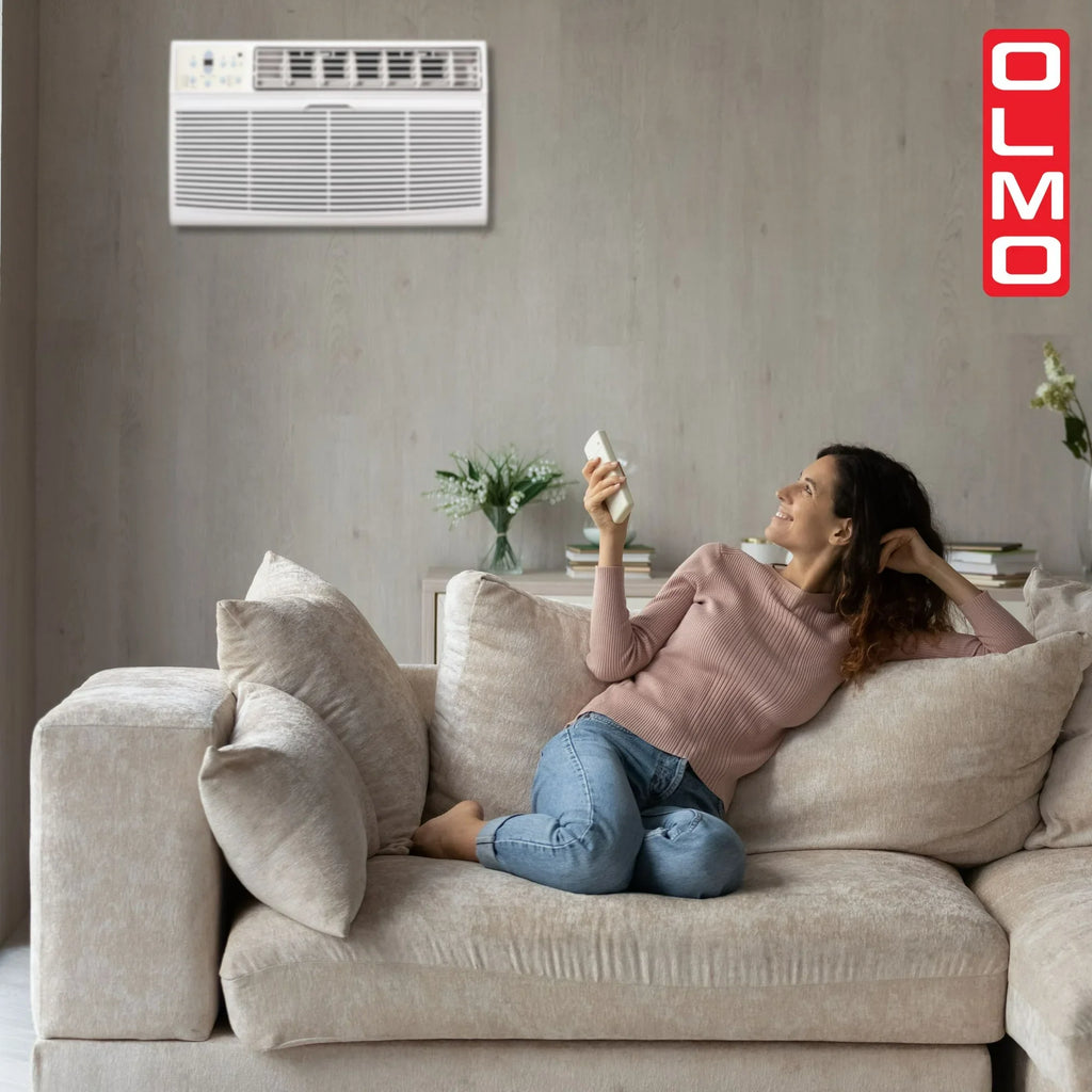 Olmo 8,000 BTU Smart Window / TTW Through-Wall AC ¨C Cool Only 115V