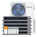 Bravo 5-Zone Ducted Mini Split AC & Heat Pump 42000 BTU (9K+9K+12K+12K+18K), Slim Duct Units, 230V