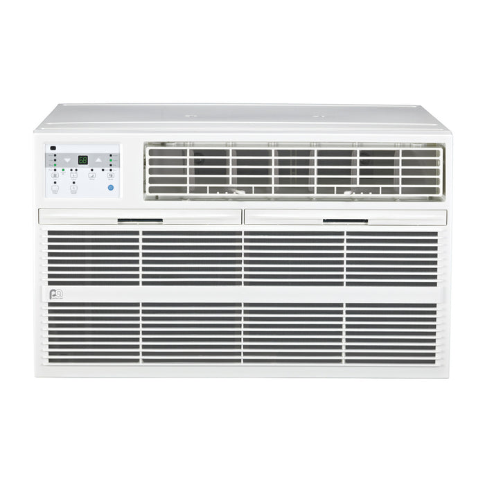 Perfect Aire 14,000 BTU 230V Through-the-Wall Air Conditioner with 10,600 BTU Electric Heater, Follow-Me Remote Control