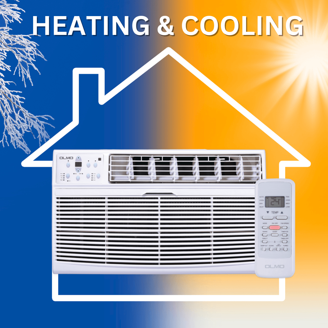 Olmo 14,000 BTU Smart Window / TTW Through-Wall AC ¨C Cool Only 230V
